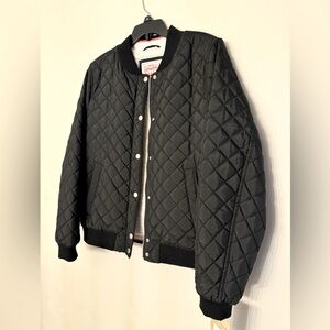 Levi’s Diamond Quilted Bomber Jacket with Sherpa Lining